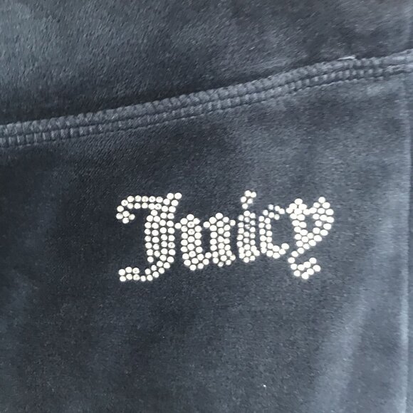 Juicy Couture Women XL Blue Velour Lounge Sweat Pants Draw String Y2K Barbiecore - Picture 4 of 12